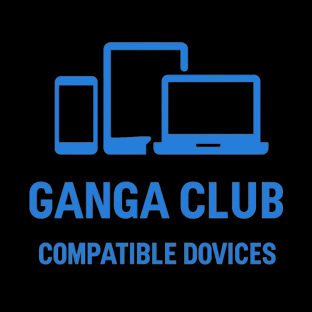 An icon representing device compatibility for Ganga Club.
