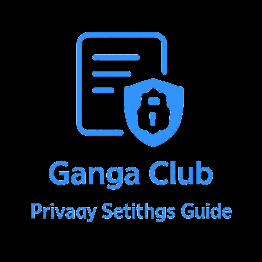 An icon symbolizing the privacy settings of Ganga Club.