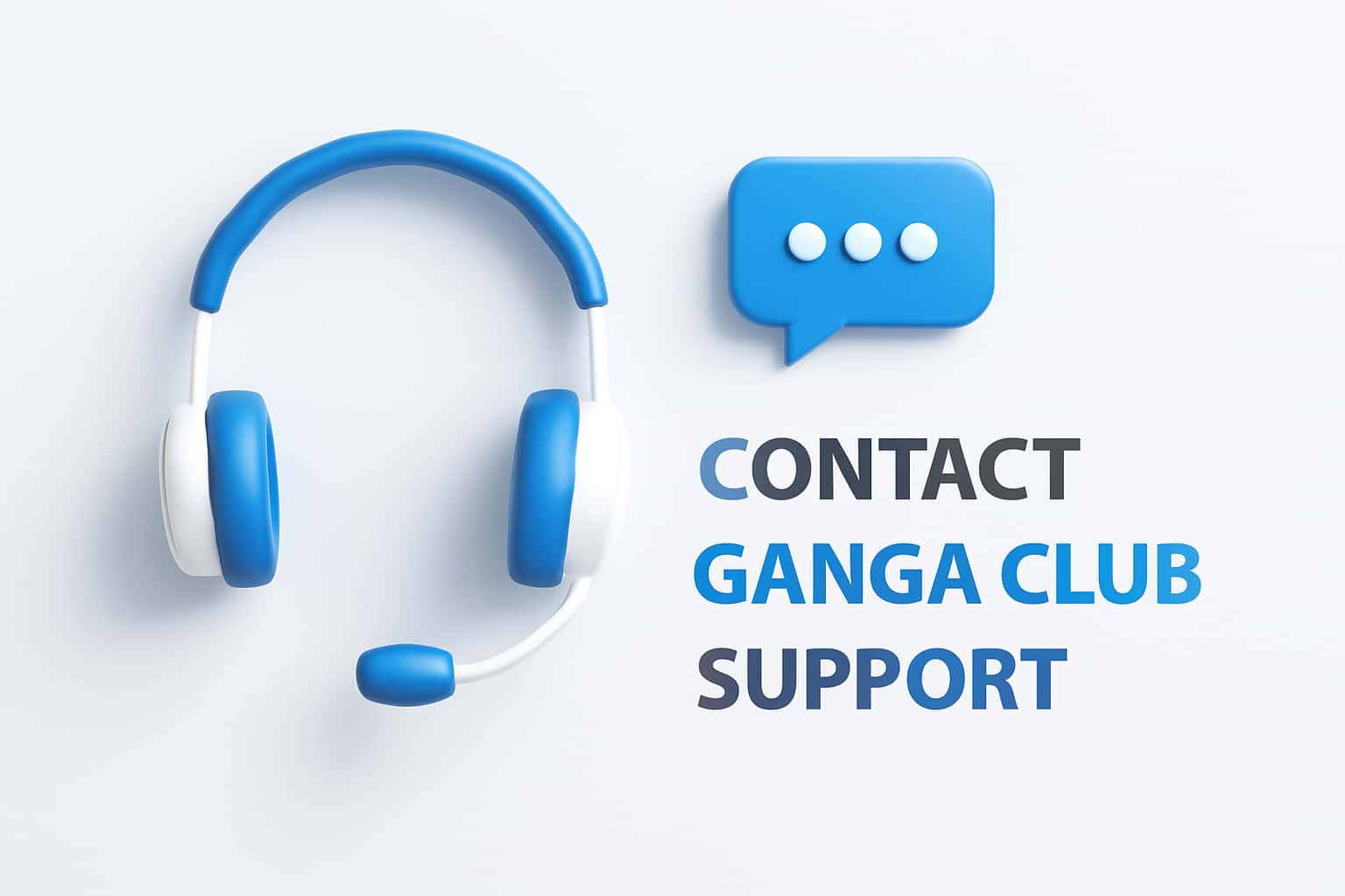 Contact Ganga Club Support Interface